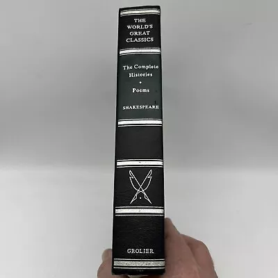 The Complete Histories Poems Shakespeare 1958 World's Great Classics Grolier * • $19.91