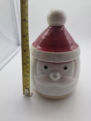 Demdaco Santa Cookie Jar Canister Christmas Holiday Ceramic  • $14.99