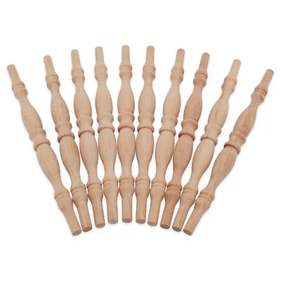 Oak Wooden Spindles 9 Inch For Crafts Home Décor Furniture | Woodpeckers • $25.99