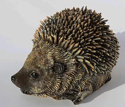 Baby Hedgehog Ornament Statues Garden Sculpture Outdoor Figurine Resin Figure • £9.98