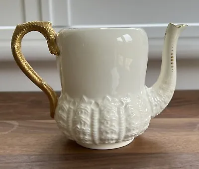 Rare Antique Coalport Ivory Coffee Teapot Vase • £12