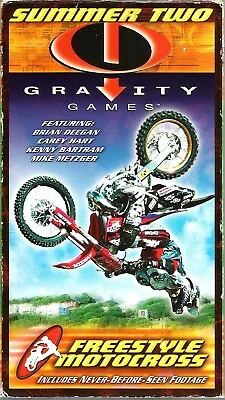 Gravity Games: Freestyle Motocross - Summer Two VHS 2001 Brian Deegan Carey Hart • $9.87