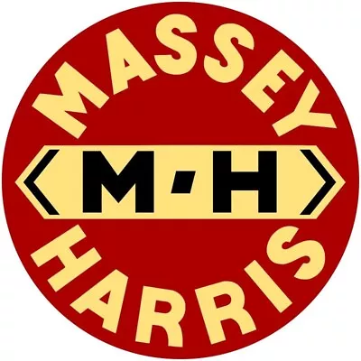 Massey Harris Tractors & Equipment NEW Sign 14  Dia. Round USA STEEL • $54.88