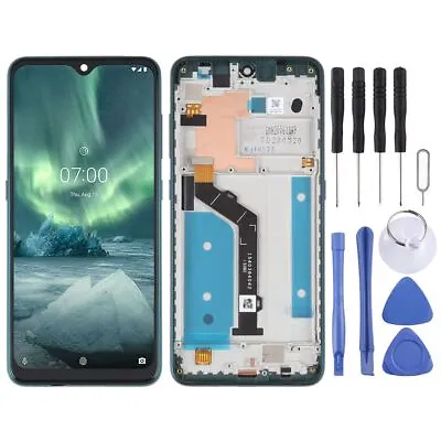 For Nokia 7.2 / 6.2 LCD Display Screen Replacement Touch Digitizer Green Frame • $25.32