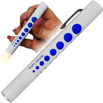 £3.33 • Buy Medical LED Pen Torch Nurses Doctor Eye Examination Light Pupil Gauge First Aid
