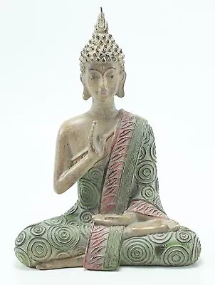 Feng Shui 8  Thai Earth Touching Meditating Buddha Figurine Peace Statues  • $16.99