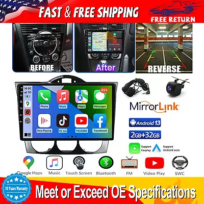 9  Wifi Carplay For Mazda Rx-8 2003-2008 Android 13 Gps Stereo Radio Camera Rds • $135