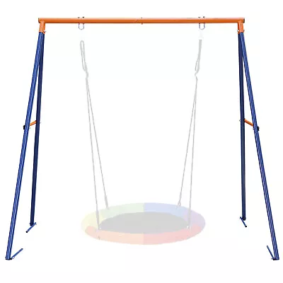 Swing Stand A Frame Extra Large Full Steel Stand W/Ground Stakes 440lbs Capacity • $60.58