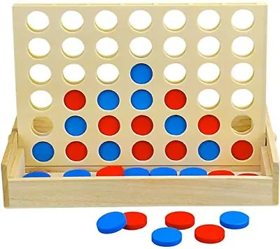 $30.02 • Buy Giant Connect 4 Large Outdoor Games Yard Big Huge Four Lawn Wooden Jumbo Gam NEW