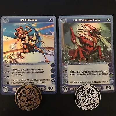 $8.05 • Buy Chaotic Cards Intress, Crawsectus Super Rare Mini LOT Both MID E