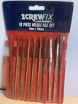 Needle File Set - Screwfix - 10 Pce • £1.50