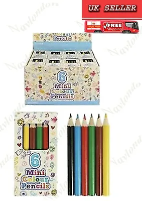 2  PACKS MINI COLOURING PENCILS Boy Girl BIRTHDAY PARTY BAG FILLERS  • £1.99