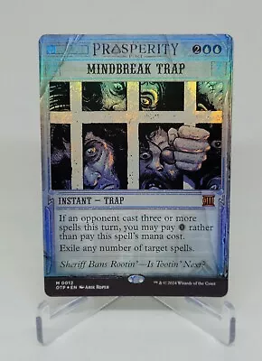 Mindbreak Trap - Foil - MTG Outlaws Of Thunder Junction: Breaking News - M/NM • $51.99