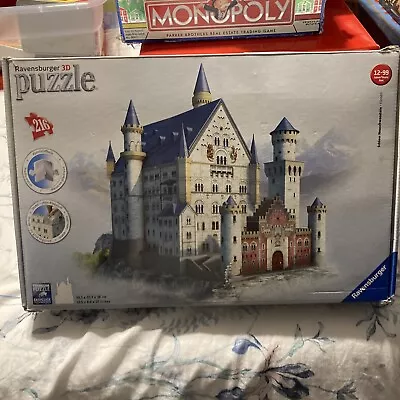 Ravensburger 3D Puzzle Schloss Neuschwanstein Castle 309 Pieces ~ • $20