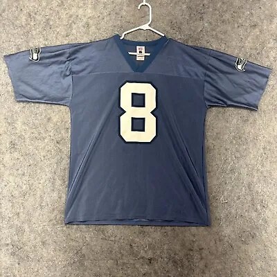 Seattle Seahawks Jersey Mens Large Blue White Matt Hasselbeck 8 NFL Players • $1.99