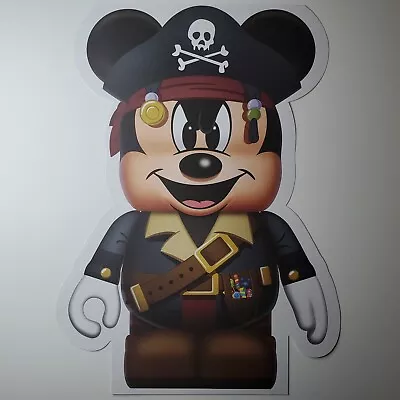 Mickey Mouse Vinylmation Poster Authentic Disney 12x18 Lithograph Pirate • $30