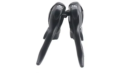 MicroNEW 2x8 Double 8 Speed Road Bike Shifters Brake Levers For Shimano • $59.84