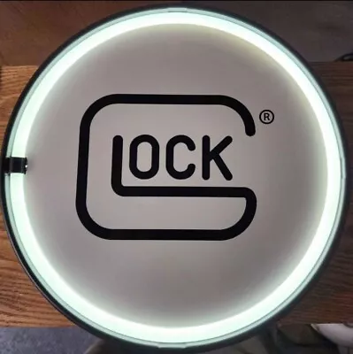 Glock Promotional Gun Sign Illuminated Led Man Cave Sign. • $40