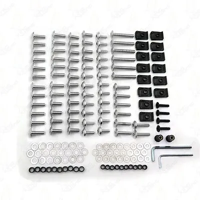 $26.39 • Buy Complete Fairing Bolts Screws Fasteners Kit For Yamaha YZF 1000 R1 600 R6 Silver