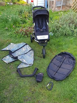 Stunning Mountain Buggy Swift Stroller Jogger Pushchair With Original Extras • £269.99