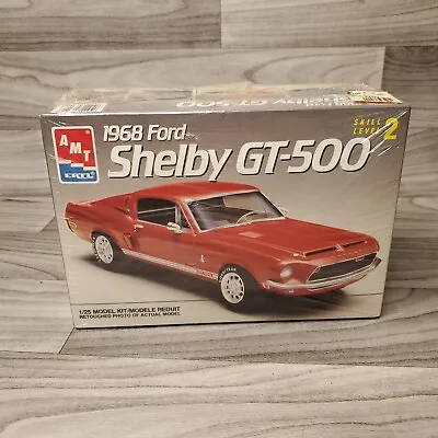 Vintage 1990 AMT ERTL 1968 Ford Shelby GT-500 1:25 Sealed Model Kit • $25