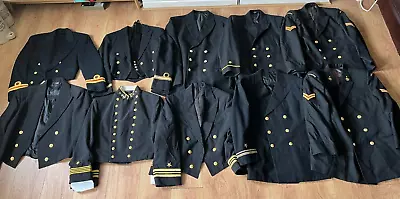 Lot Of 10 Vintage British American & Canadian Navy Tunics Mess Jackets Military • $37.83