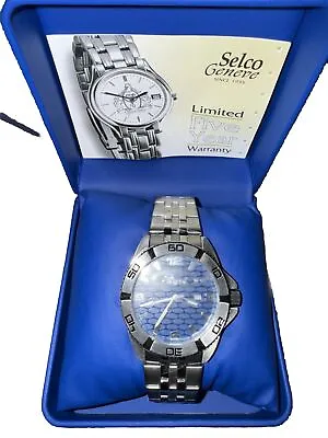 Ford Selco Geneve Remington Medallion Watch Stainless Steel • $100