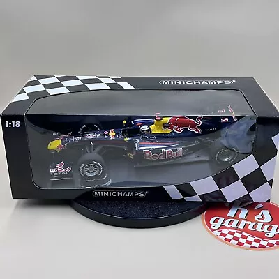 MINICHAMPS 1/18 Red Bull Renault RB6 Sebastian Vettel #5 2010 110100005 • $162