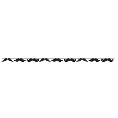 Mustache Madness Ribbon Banner 5.5' Western Party Supplies Decorations • $4.49