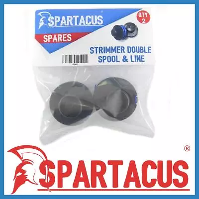 2x Spartacus SP341 Garden Strimmer Trimmer Spool Line Fits Qualcast Tesco Models • £7.99