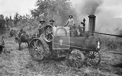 Case Steam Engine Farm Tractor Littleton Colorado CO Postcard REPRINT • $4.99
