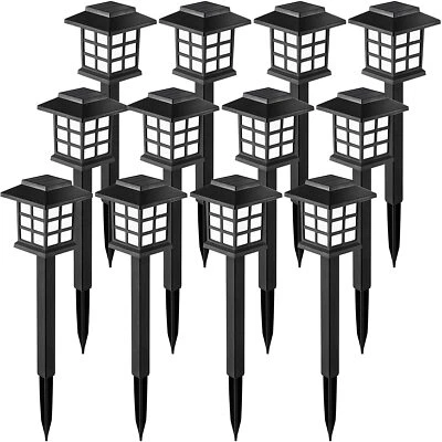 $18.99 • Buy Solar Pathway Lights Outdoor LED Solar Powered Garden Lights 12 Pack Waterproof