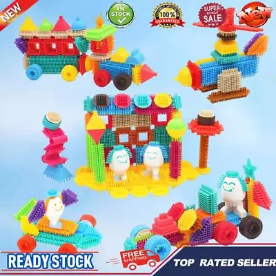 Building Block Build And Play Bristle Shape Blocks Fun Bricks Set For Boys Girls • $31.56