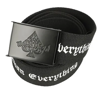 Motorhead Canvas Belt Heavy Metal Band • $65.50