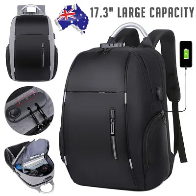 17  Anti Theft Backpack Waterproof Bag School Travel Laptop Bags USB Charging • $33.99