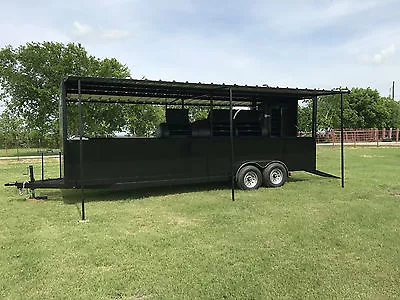 NEW Reverse Flow Custom BBQ Pit Charcoal Grill Smoker Concession Style Trailer • $24425