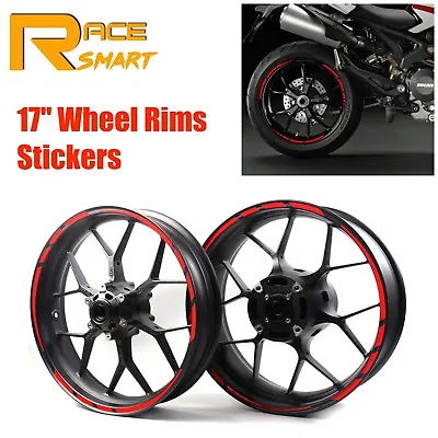 17'' Wheel Rim Stickers Decal For Yamaha YZF R1 R3 R6 R7 MT-03 MT-07 MT-09 MT-10 • $16.40