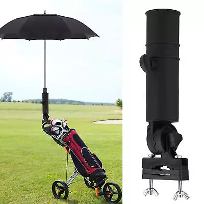 Adjustable Golf Cart Umbrella Holder Universal Black • $13.62