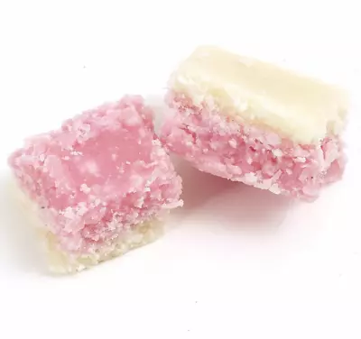 STOCKLEYS COCONUT ICE Pick & Mix Classic Soft Sweets Confectionery Crumbly • £2.99