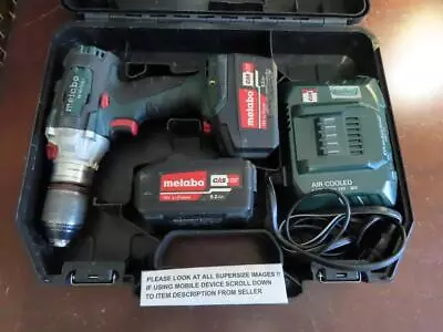 Metabo SB 18 LTX BL1 18 VOLT 1/2  Hammer Drill Brushless Cordless DRILL KIT NICE • $21.50