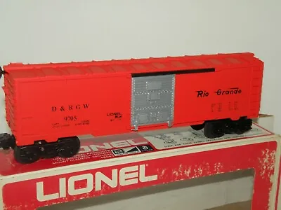 Lionel 6-9705 D&RG Denver & Rio Grande Orange Single Door Box Car 1972 C8-C10 • $7.75