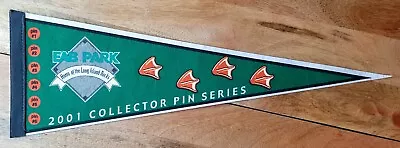 Long Island Ducks 2001 Collector Pin Series Felt Pennant Vintage Baseball NY MLB • $5.99