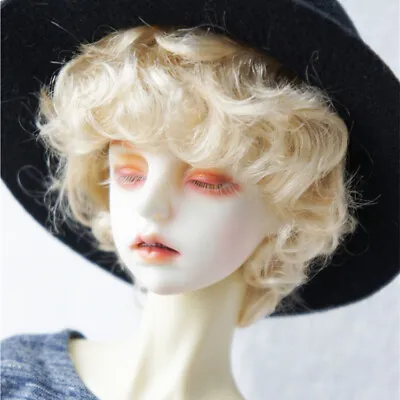 BJD Synthetic Mohair Wig For OB11 YOSD MSD SD Blythe Doll Short Curly Wig • $26.69