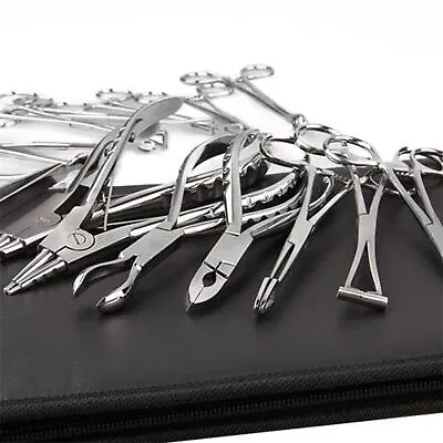 Piercing And Microdermal Tools Forceps Clamp Plier Ring Opener Closer • $11.99