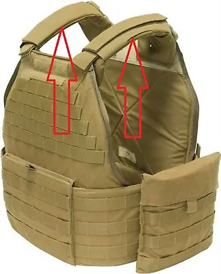 Eagle Us Military Usmc Mtv Tactical Vest Universal Plate Carrier Shoulder Pads • $12