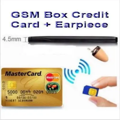 GSM Box & Bluetooth Spy Earpiece Super Small Micro Invisivble Wireless Earphone • $80.86