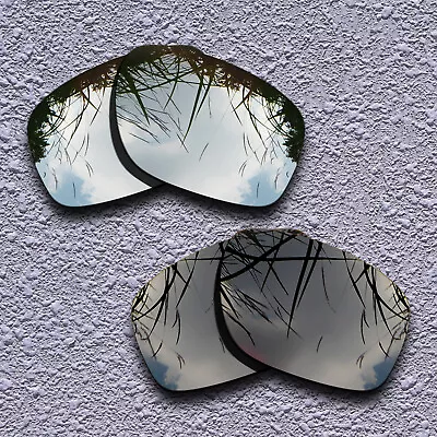 Silver Titanium&Black Replacement Lenses For-Oakley Crosshair S Polarized • $14.59