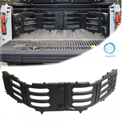 Black Rear Truck Bed Extender Stowable Kit Fit For 2015-2020 Ford F-150 • $163.20