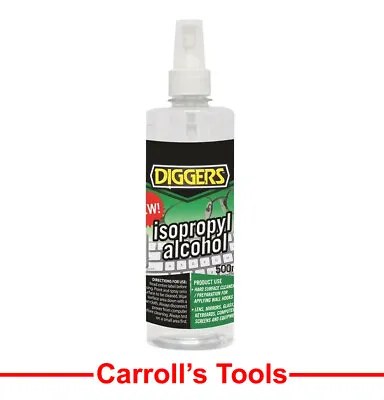 Diggers Isopropyl Cleaning Alcohol 125ml/500ml • $16.98