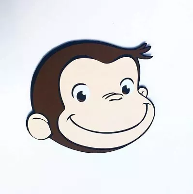 Monkey George Birthday Cake Topper George Face Party Decoration • $12